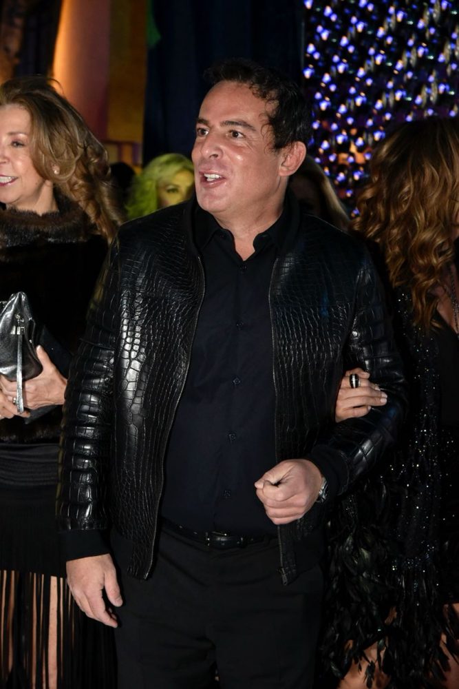 Eugenio López quien viajó desde Gstaad para llegar a la fiesta de su amigo