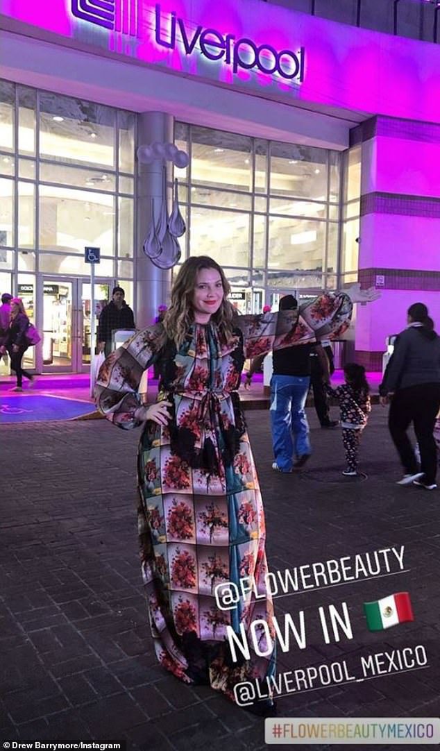 Drew Barrymore en México