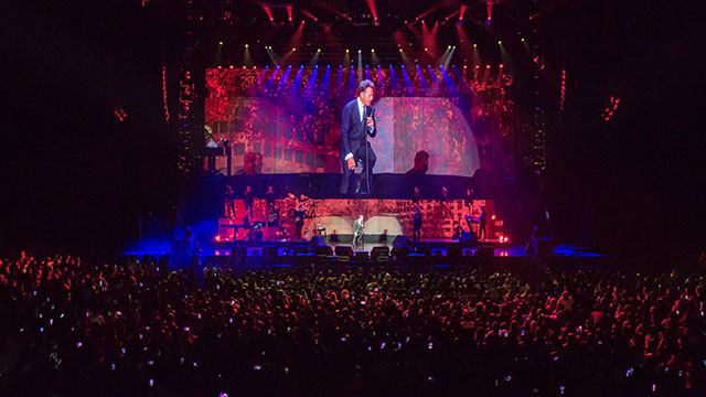 Luis Miguel en el primero de sus 4 conciertos en Monterrey