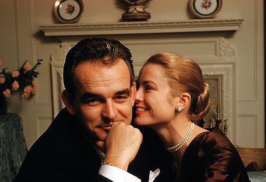 El príncipe Rainiero de Mónaco y Grace Kelly.