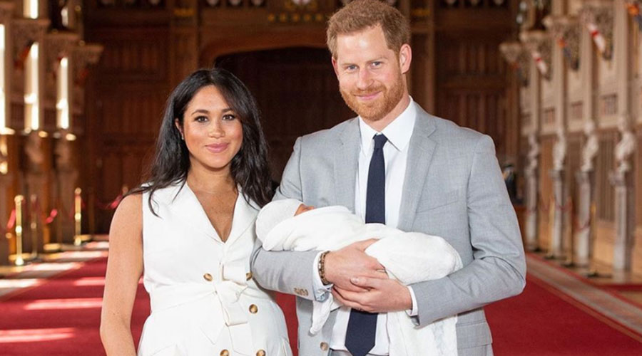 Meghan Markle, el príncipe Harry y su bebé