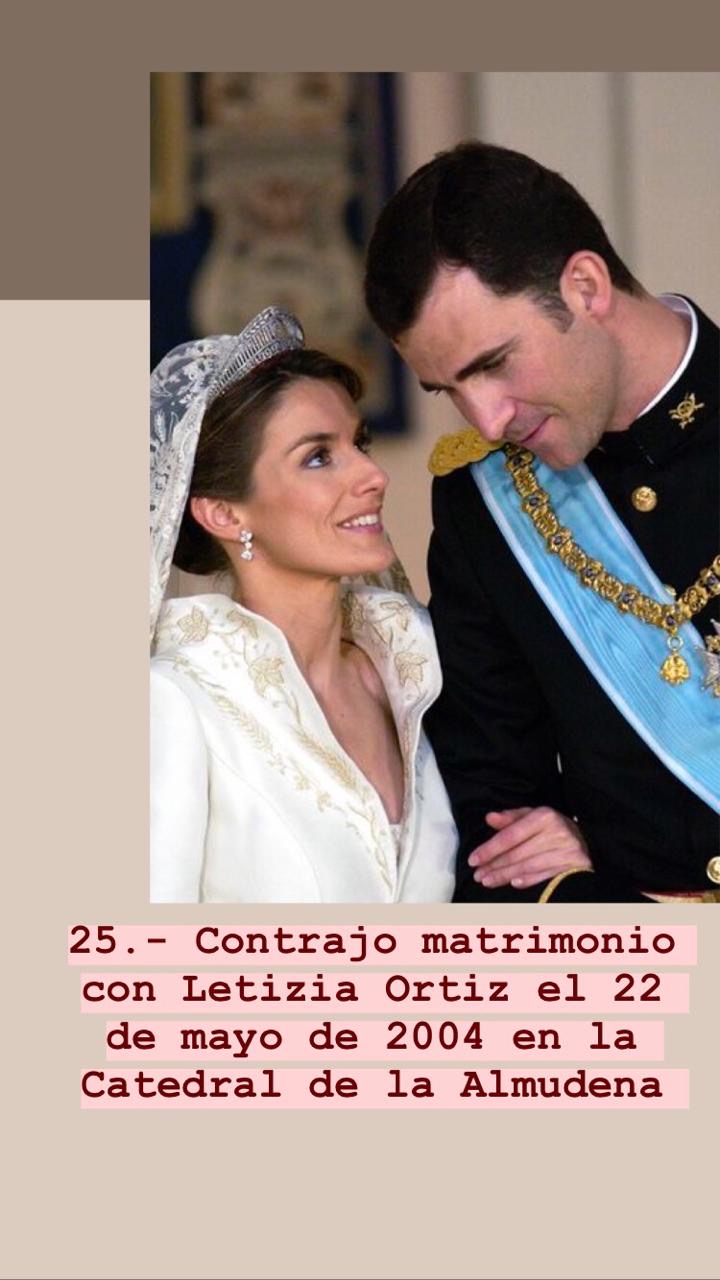 Matrimonio del rey Felipe de España