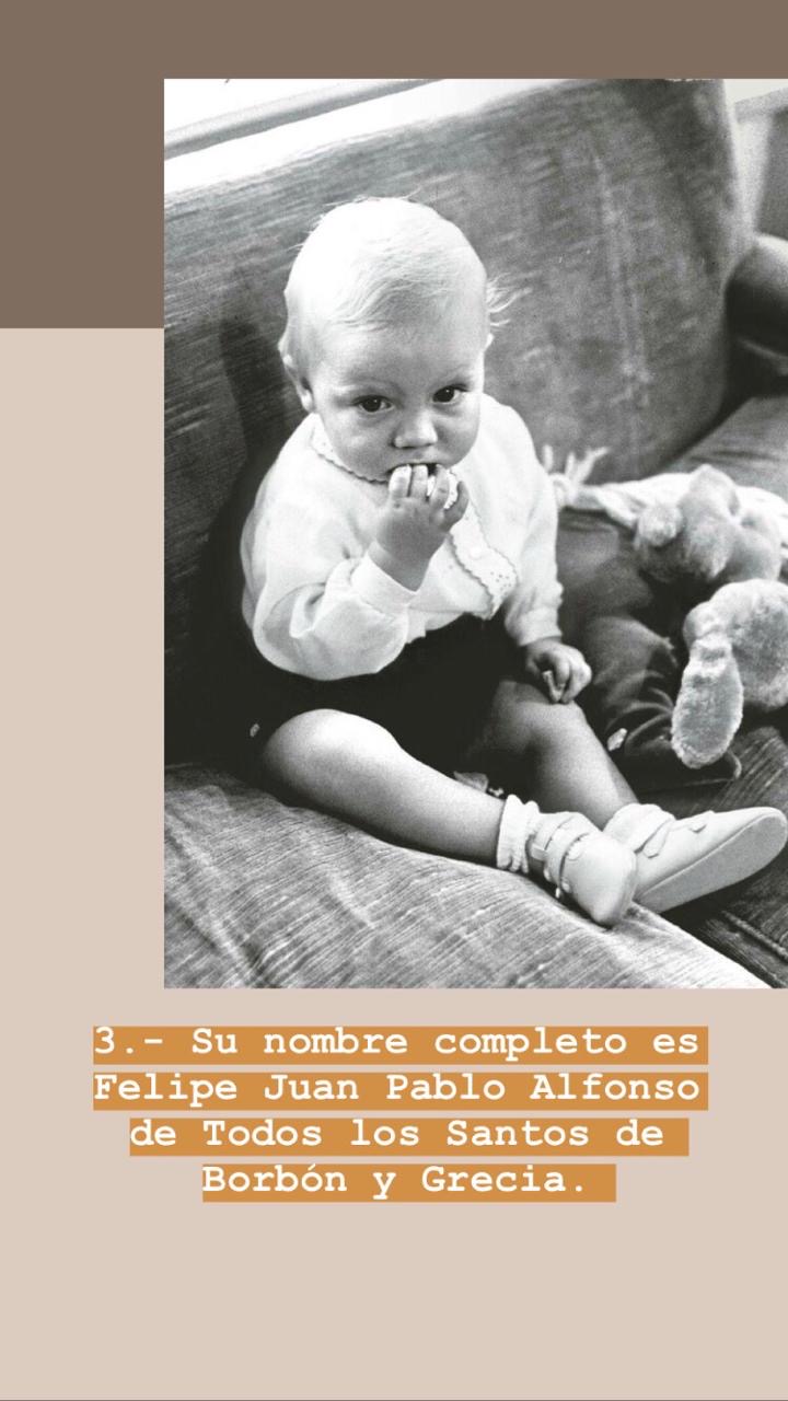 Lo primero años del rey Felipe de España.