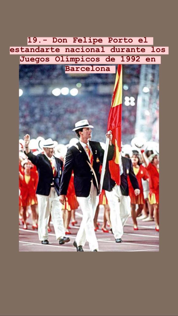 El rey Felipe de España en los Juegos olímpicos de Barcelona 1992.
