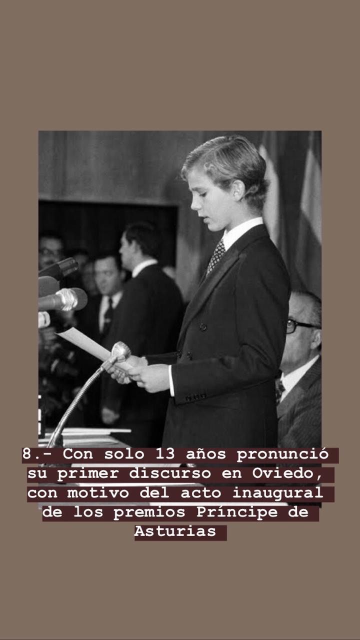 El primer discurso del futuro rey Felipe de España.