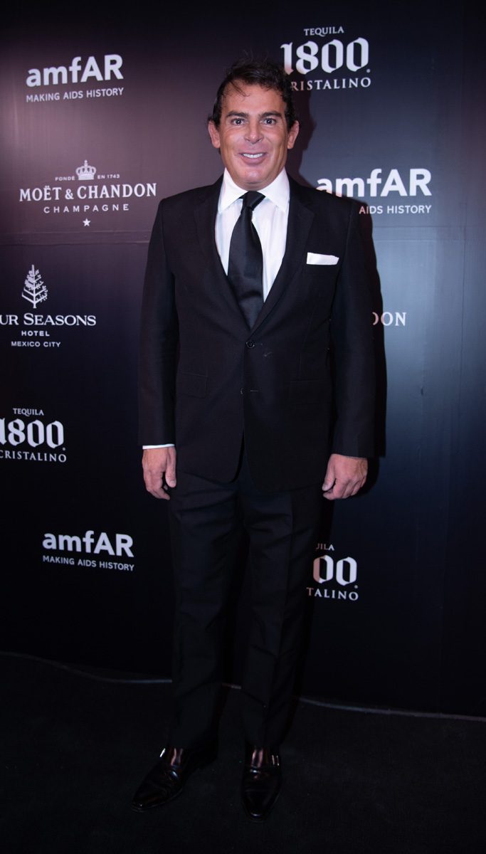 Eugenio López, anfitrión de la Gala amfAR 2020 en México.