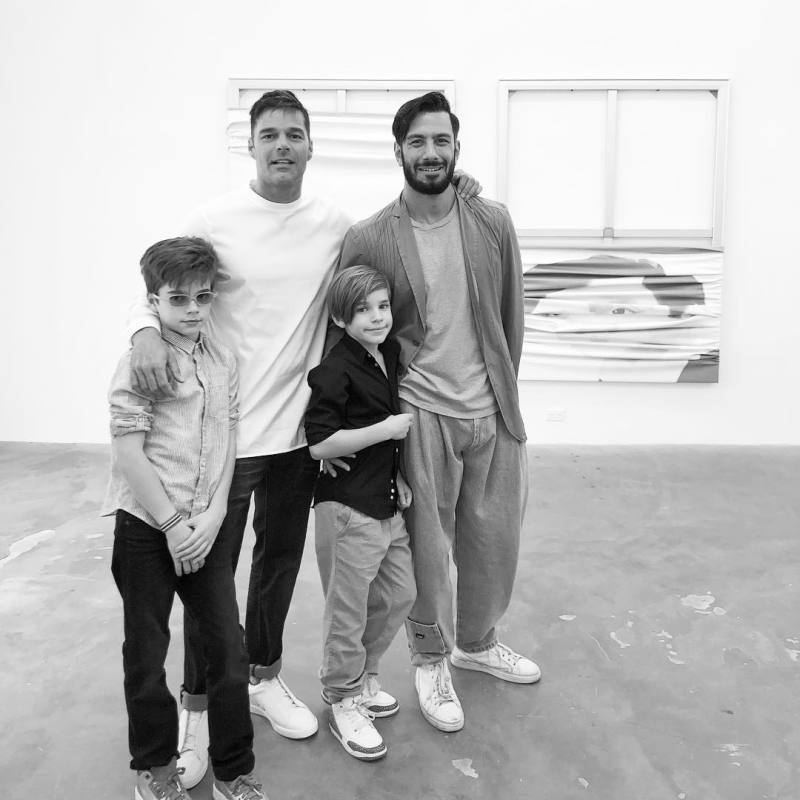 Ricky Martin, esposo e hijos