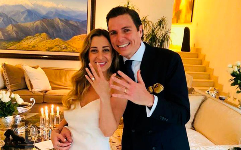 ¿Cómo se vivió el civil de Daniela Califa y Diego Ollague?