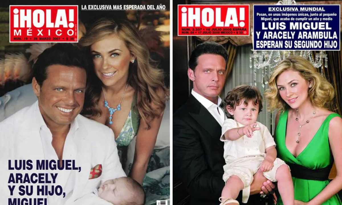 Luis Miguel y Aracely Arámbula en las portadas de ¡Hola!