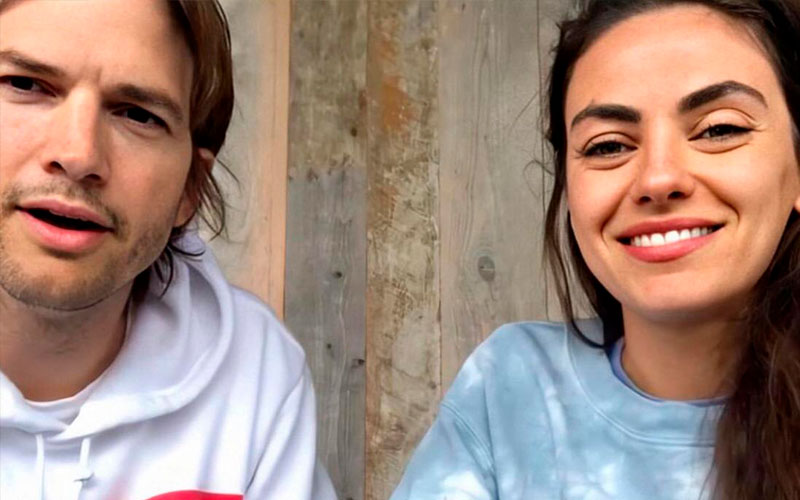 ¿Cómo apoyan Mila Kunis y Ashton Kutcher la lucha contra el COVID-19?