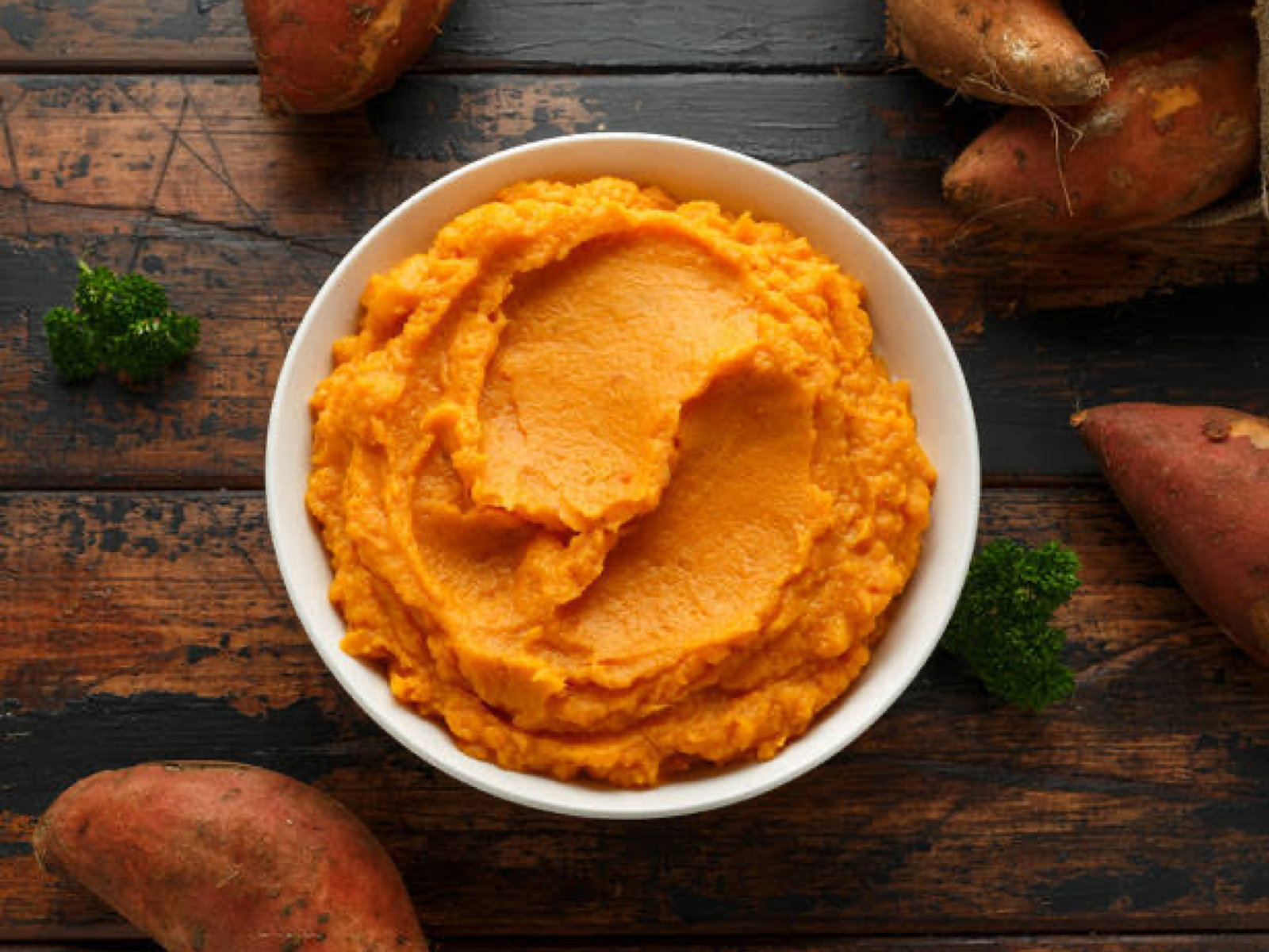 Receta: puré de camote