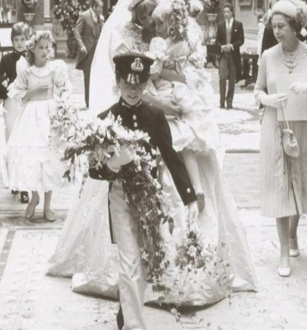 Boda de la princesa Diana y el príncipe Carlos.