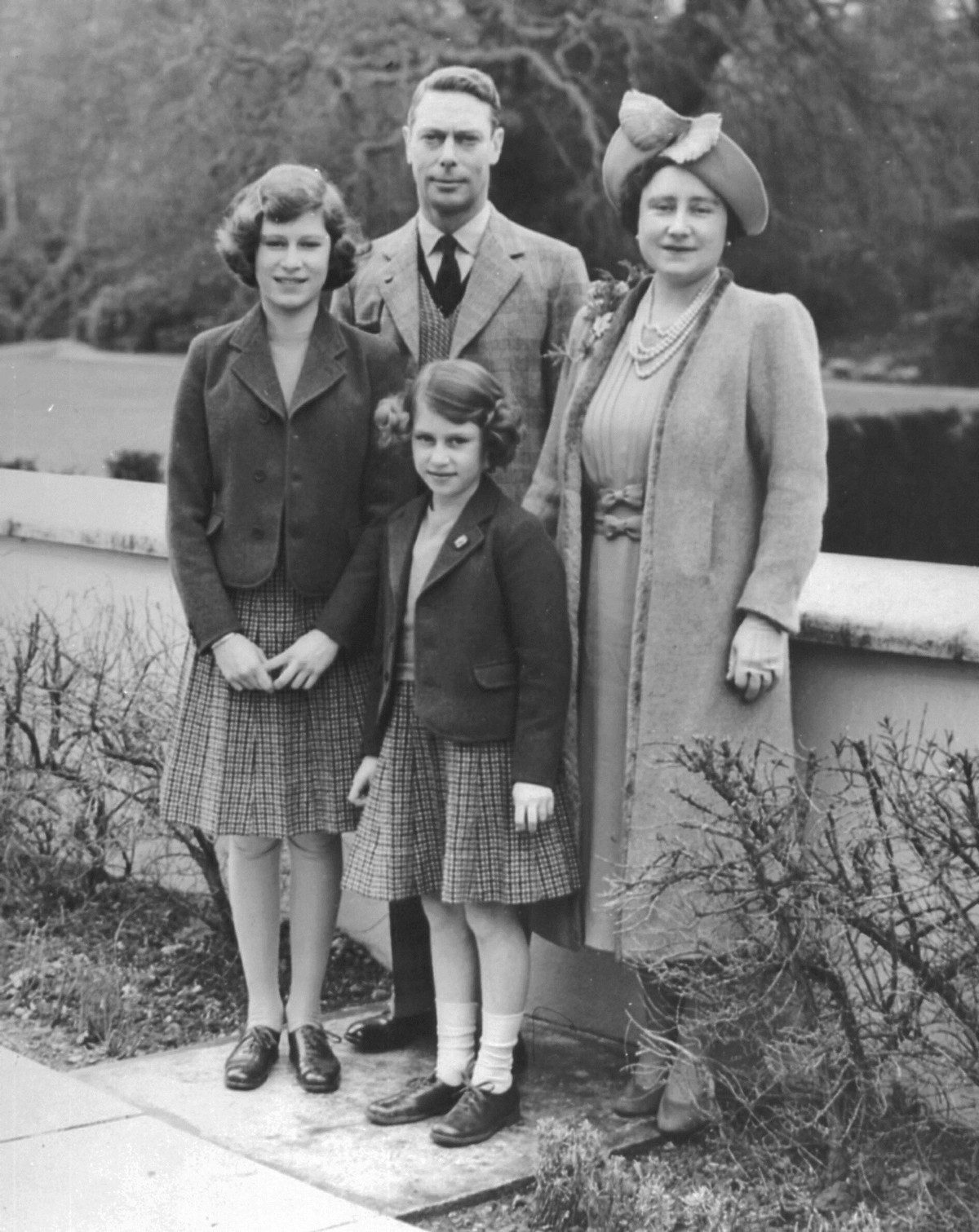 La familia real de Inglaterra.