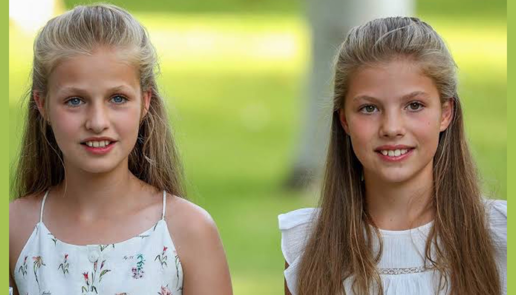 Las princesas de España se lucen
