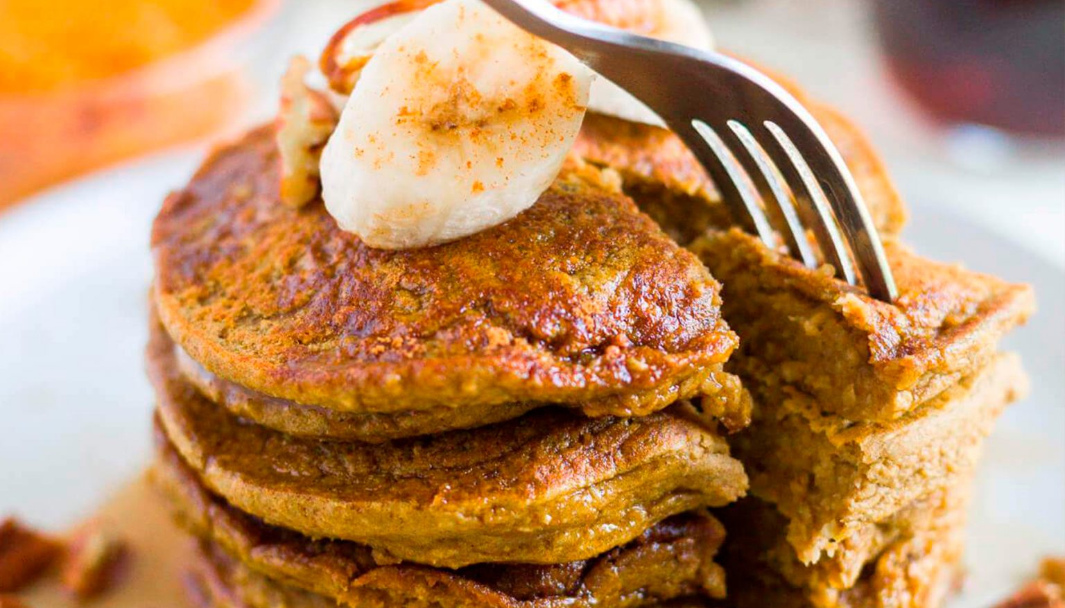 Receta Pumpkin Spice Pancakes