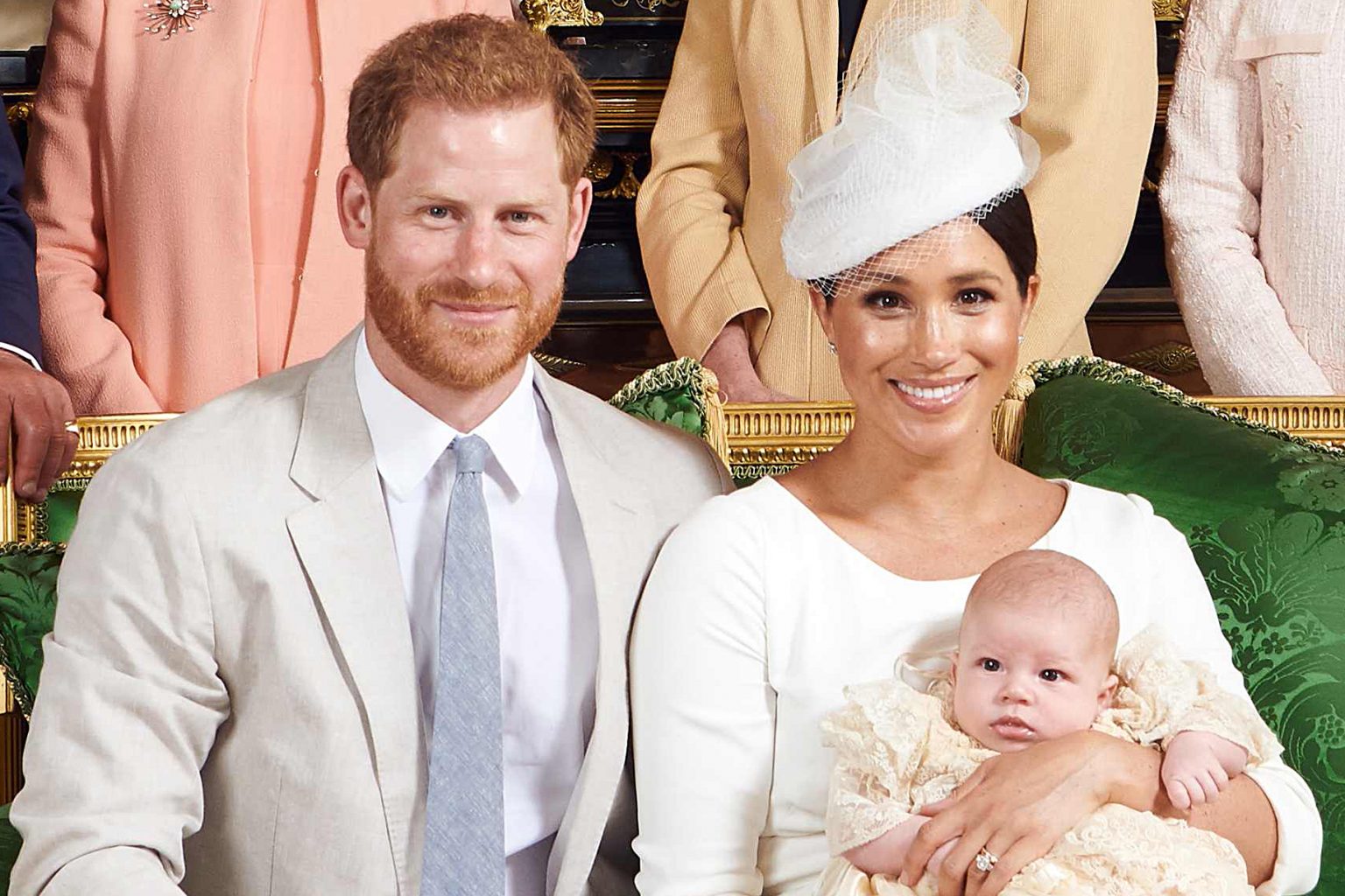 Príncipe Harry y Meghan Markle con Archie
