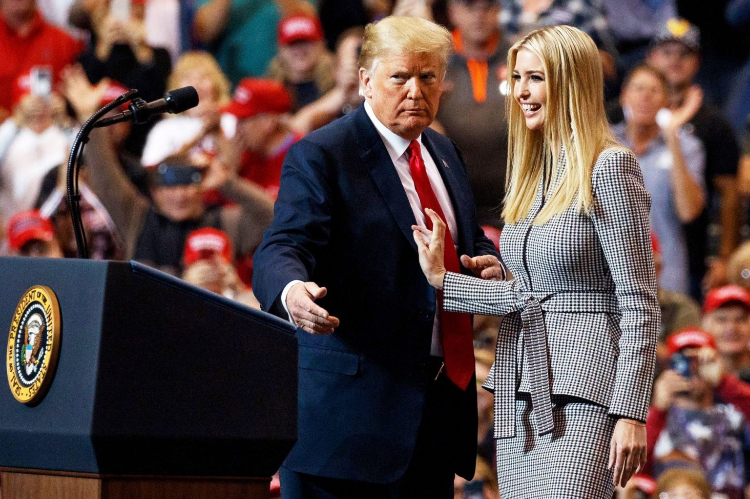 Ivanka con Donald Trump