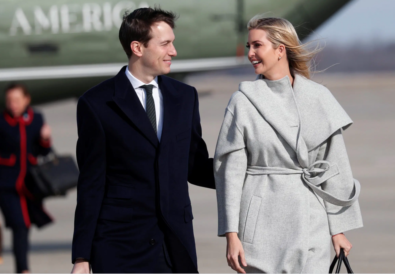 Ivanka Trump y su esposo