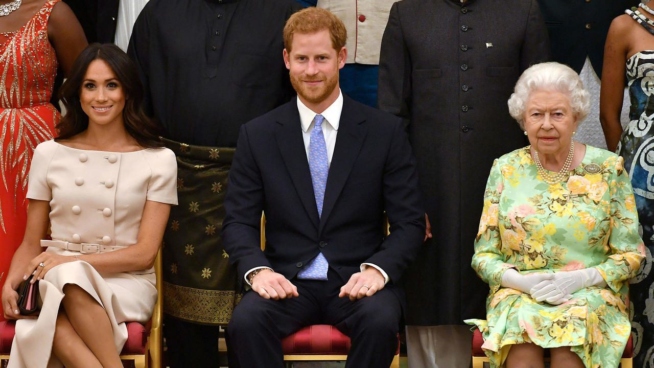 Reina Isabel, Meghan y Harry