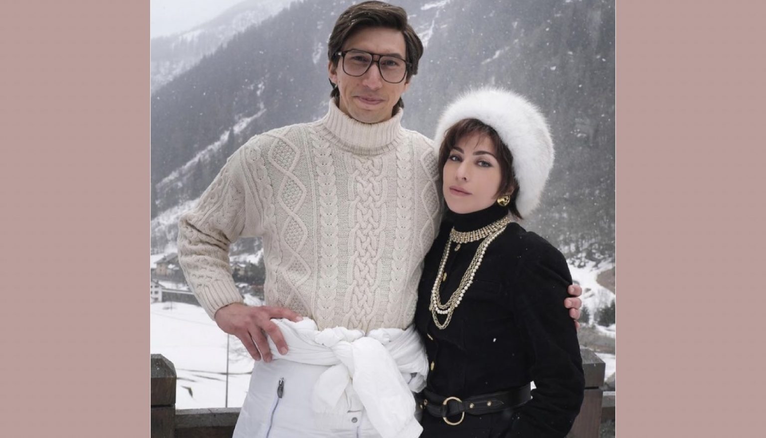Lady Gaga y Adam Driver, filmando la trágica historia de Gucci en Italia