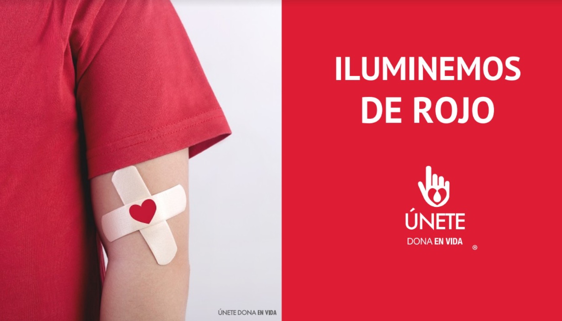 Conoce la iniciativa “Iluminemos de rojo” de la fundación Dona en vida