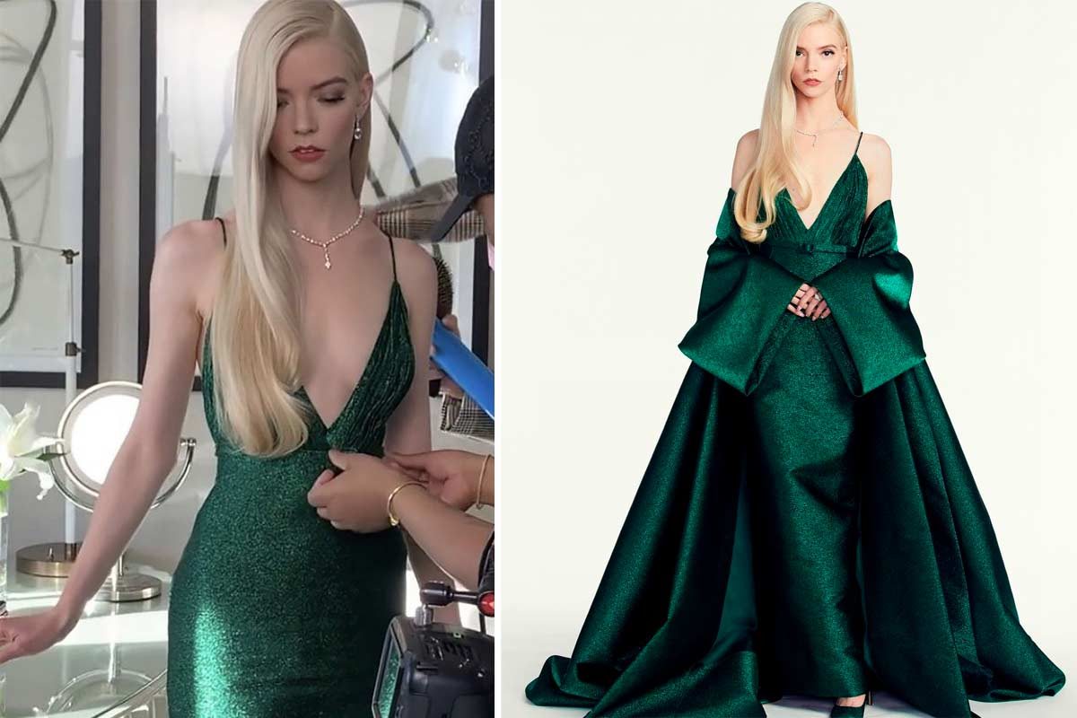 Anya Taylor-Joy vestido Golden Globes 2021