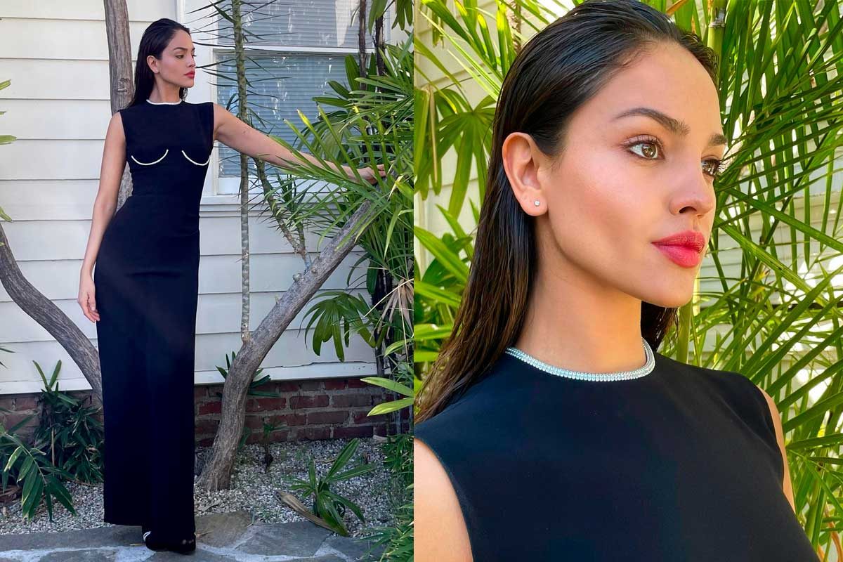 Eiza González vestido Golden Globe 2021