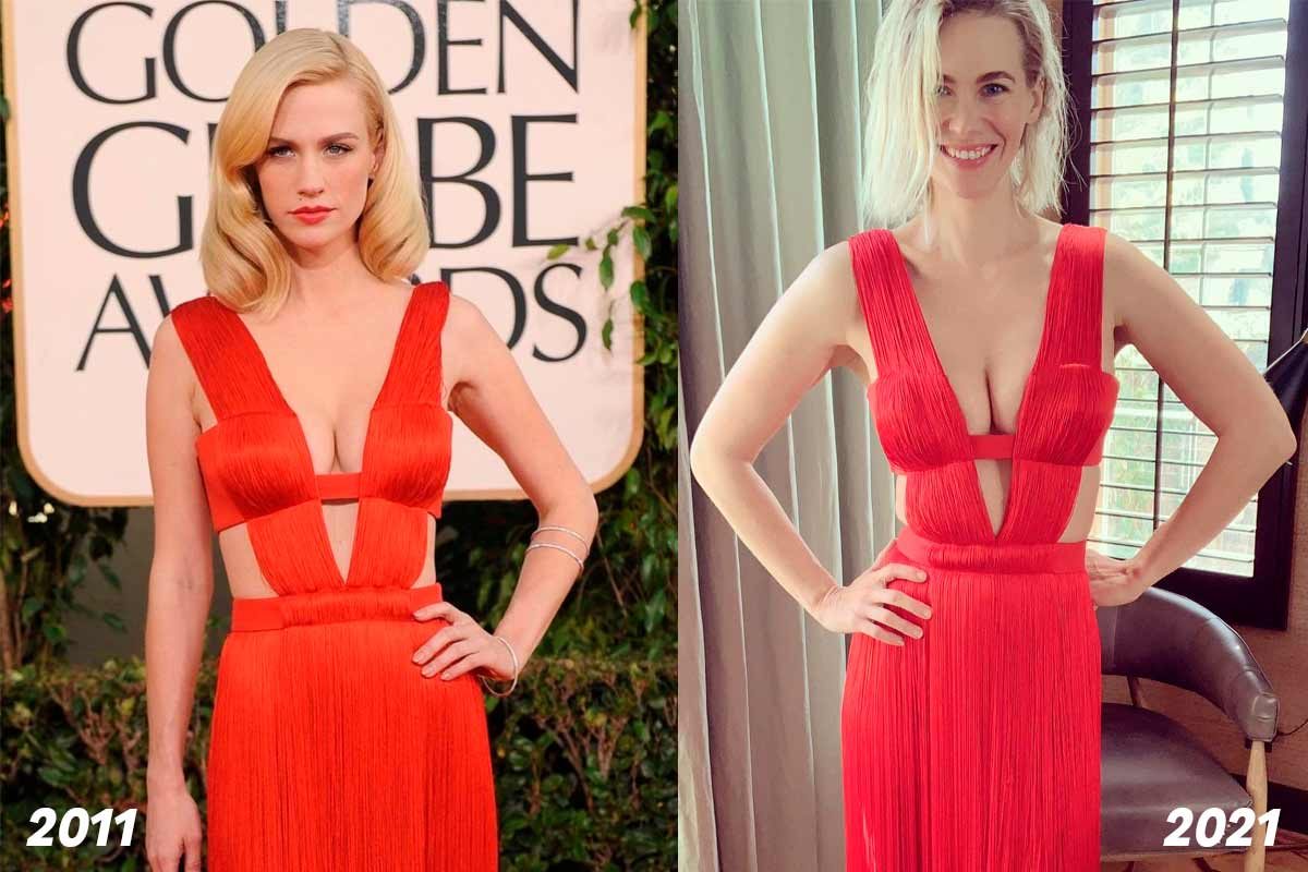 Janyary Jones vestido Golden Globes 2021