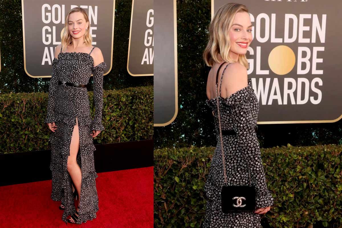 Margot Robbie vestido Golden Globes 2021