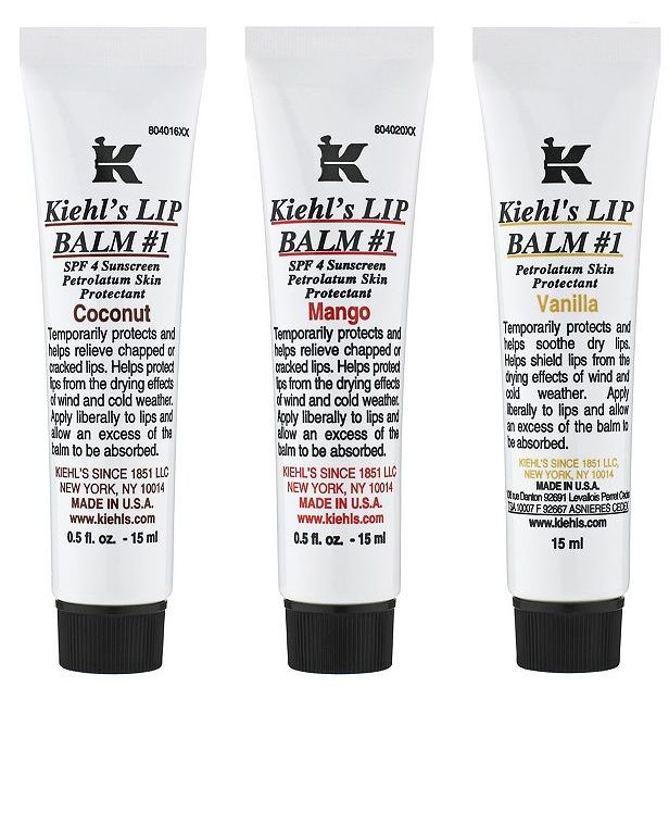 Kiehl's Limp Balms para conservar la belleza de tus labios.