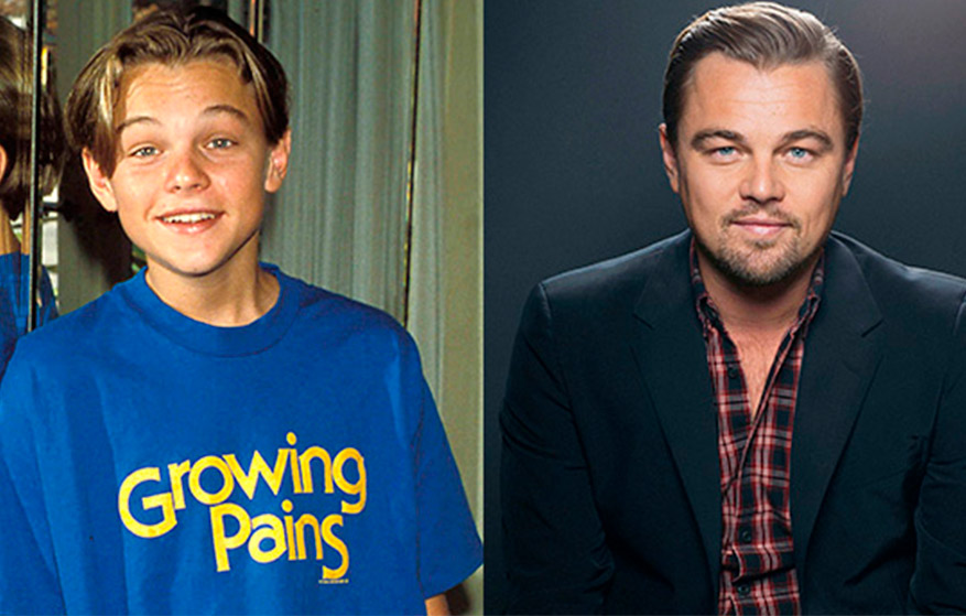 Leo DiCaprio de niño.