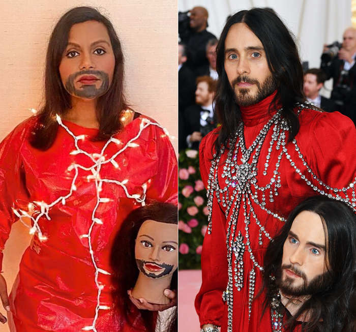 Mindy Kaling y Jared Leto