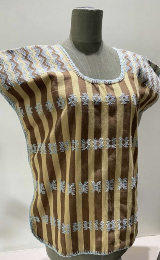 BLUSA CEMPOAXOCHITL TINTE NATURAL