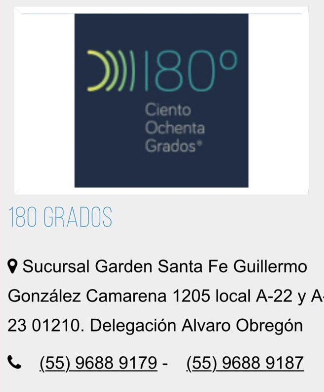 180 GRADOS clínica de belleza.