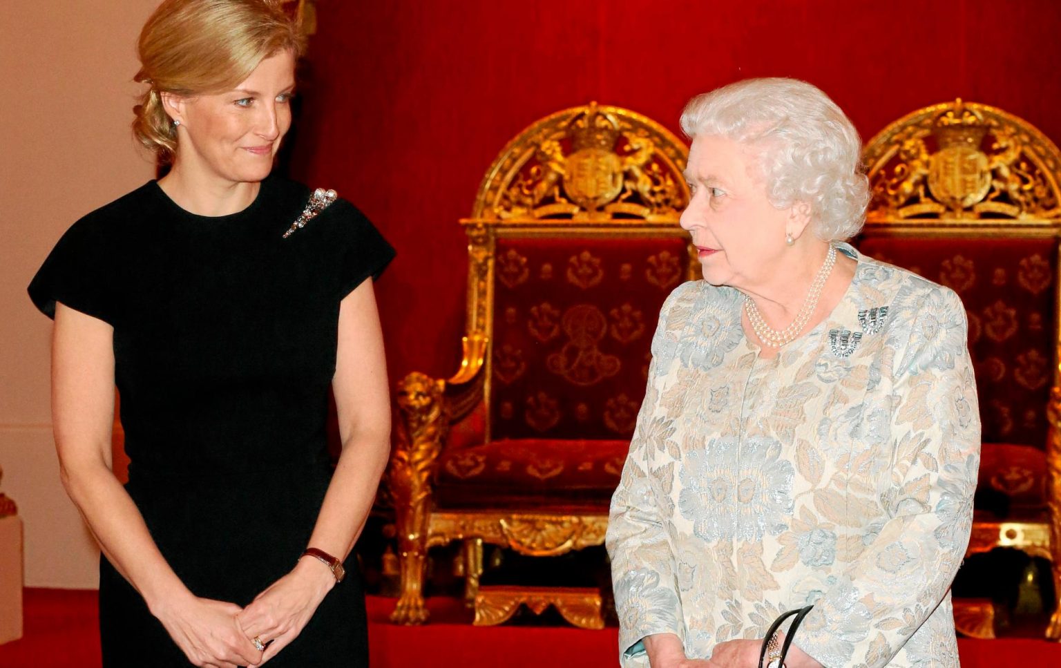 Sophie-condesa-Wessex-y-Reina-Isabel