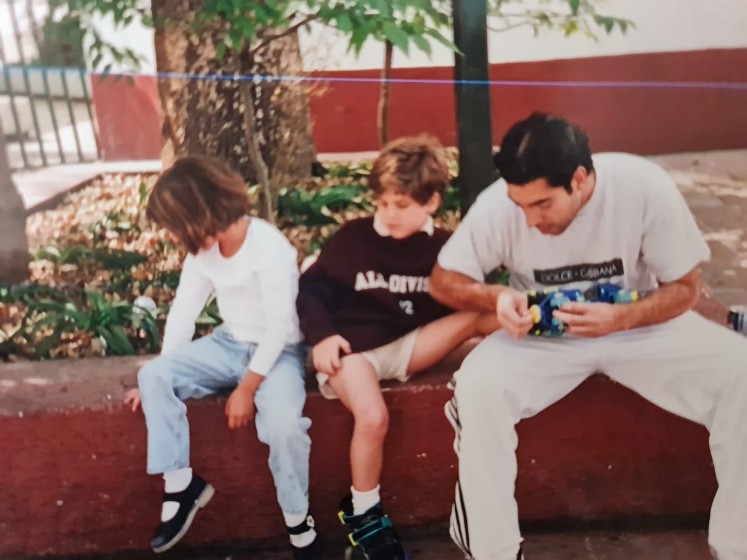 Pablo Moctezuma y sus hijos