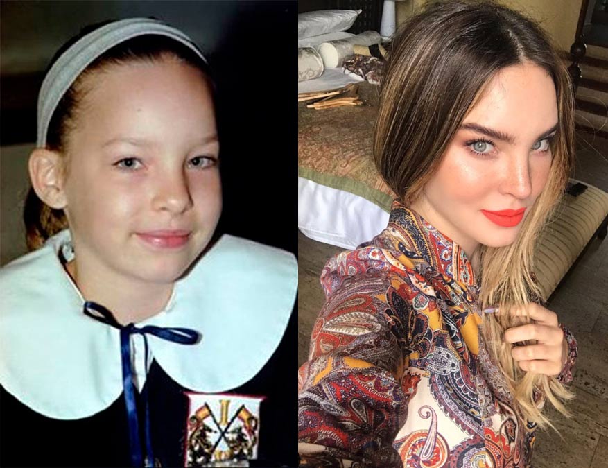 Belinda cuando era niña