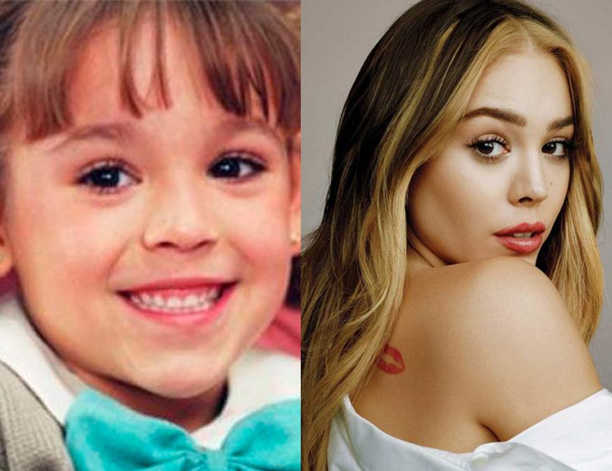 Danna Paola cuando era niña
