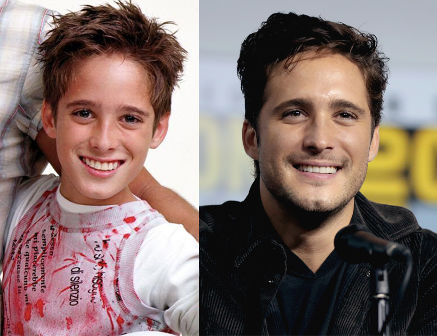 Diego Boneta cuando era niño