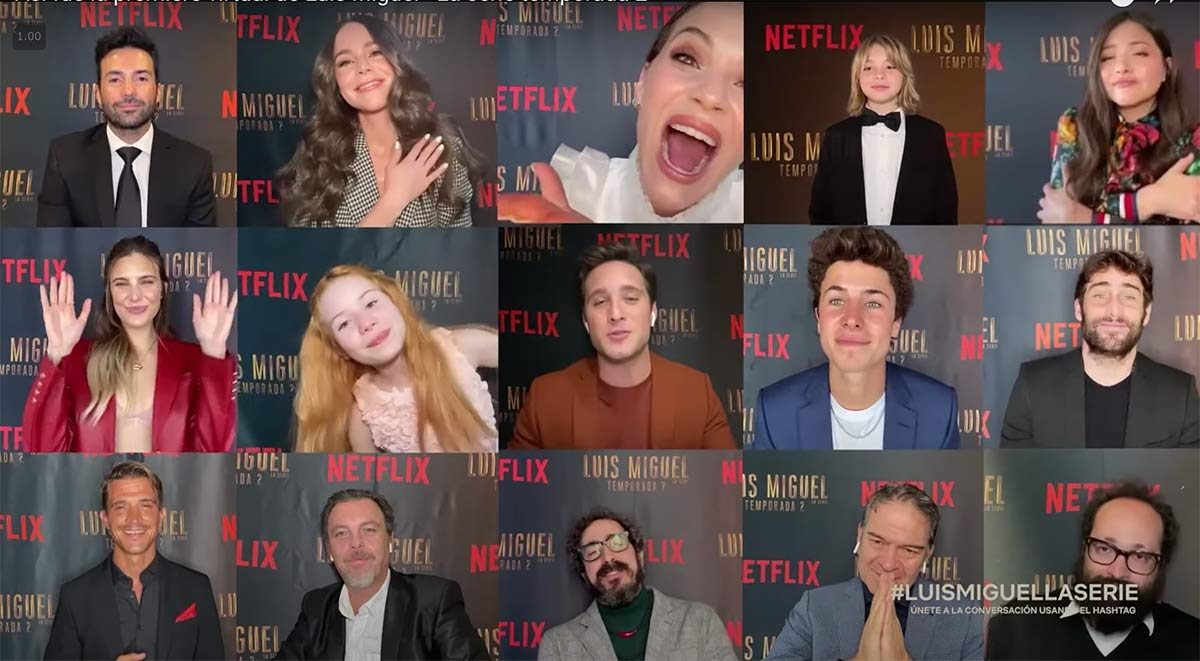 Esto es todo lo que pasó durante la premiere virtual de “Luis Miguel, la serie”