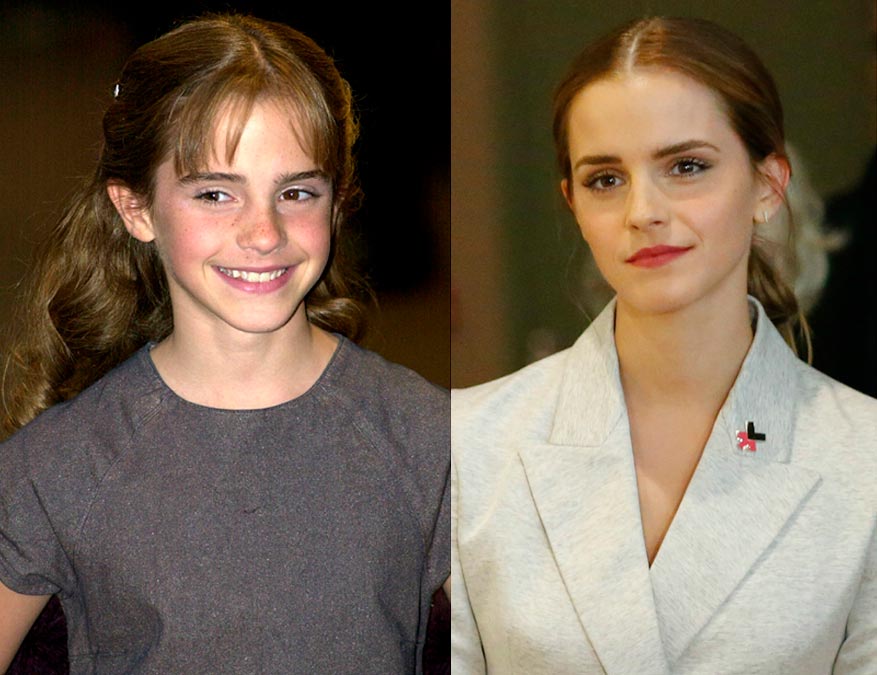 Emma Watson cuando era niña