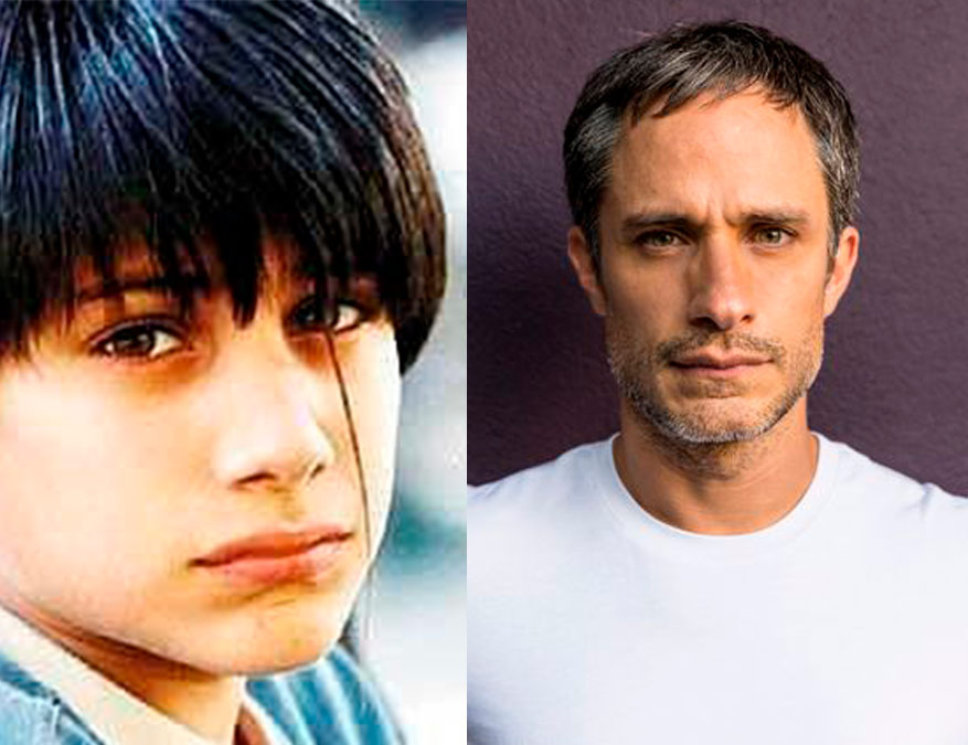 Gael García cuando era niño