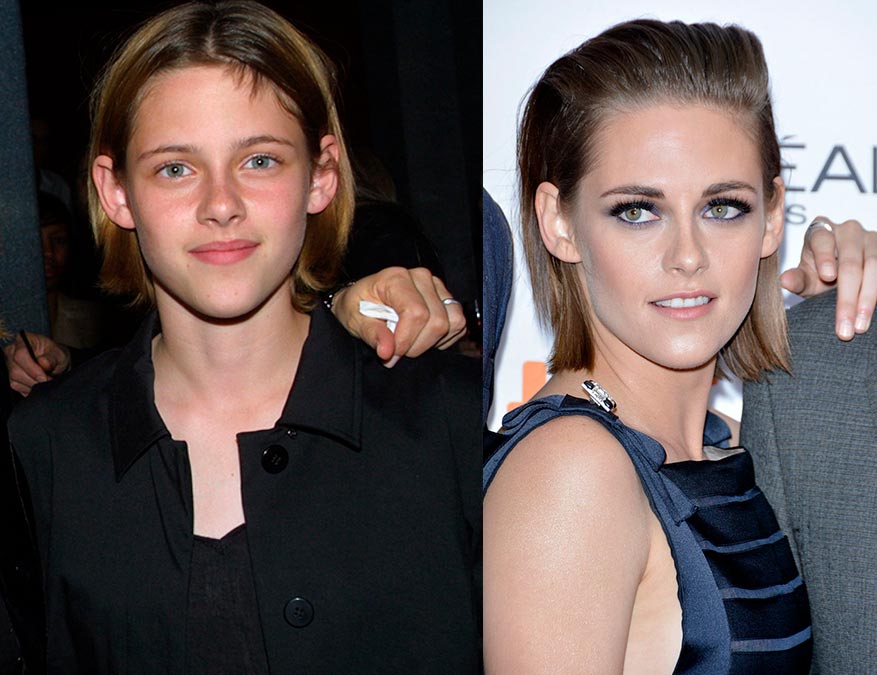 Kristen Stewart cuando era niña.