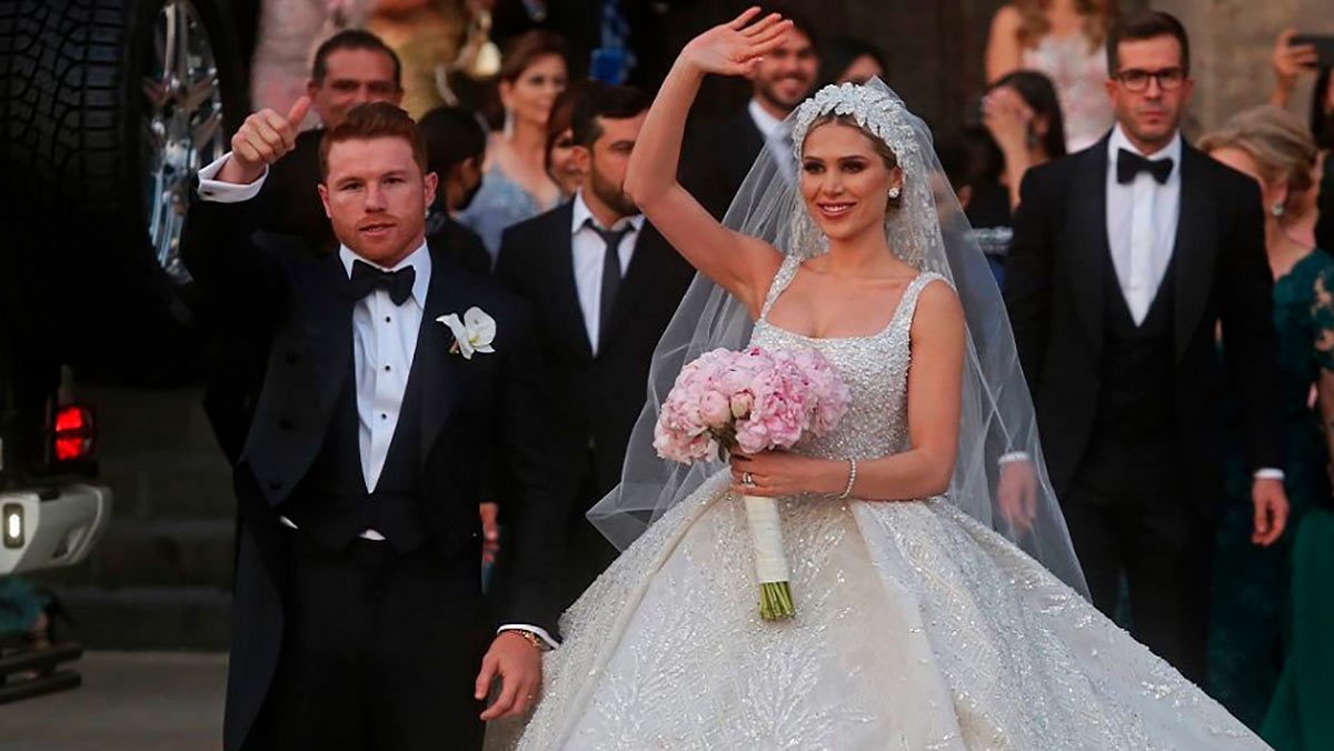 Así fue la lujosa boda de Saúl ‘Canelo’ Álvarez y Fernanda Gómez