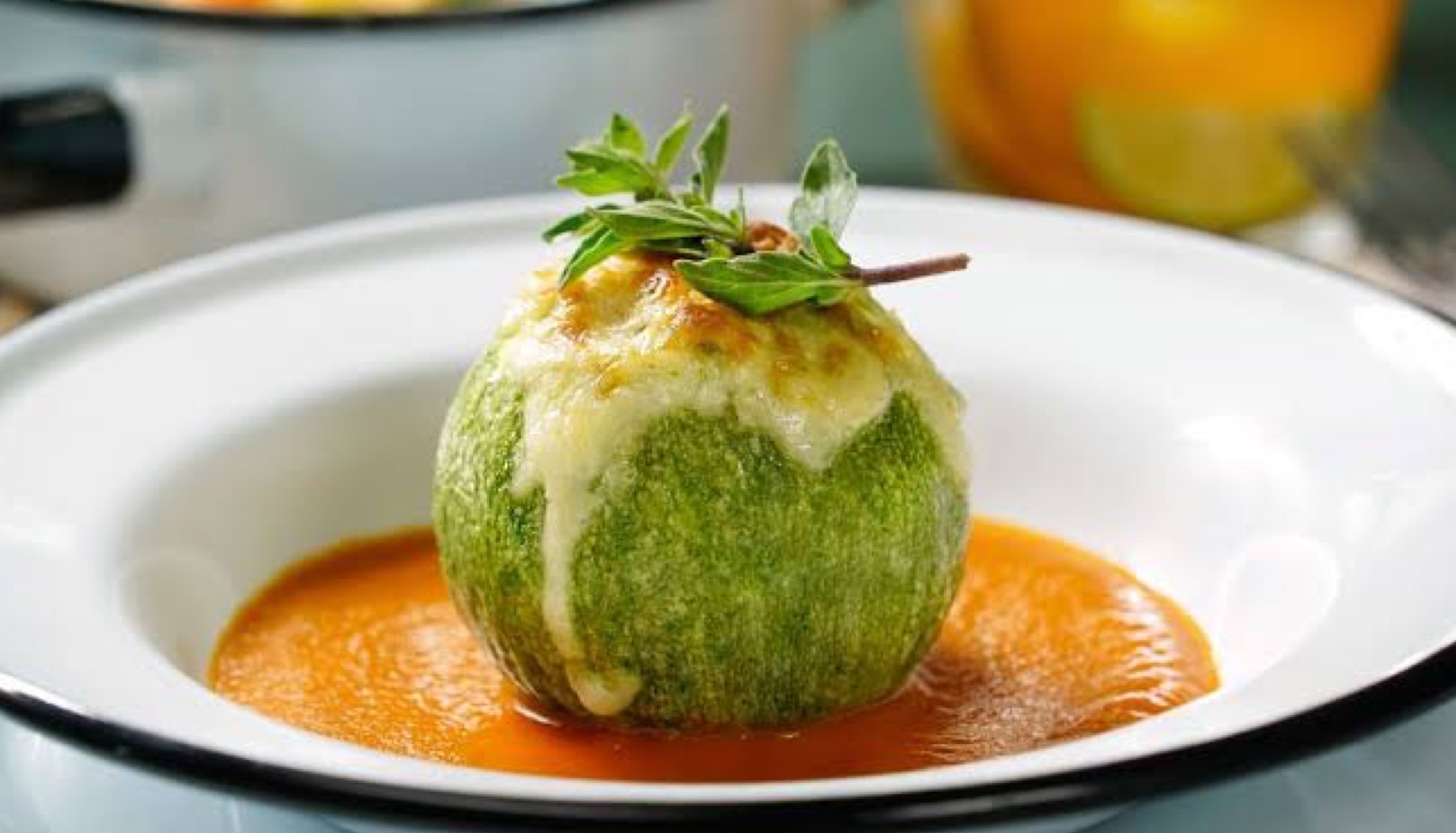 Receta saludable de Nathaly Marcus: calabacitas rellenas
