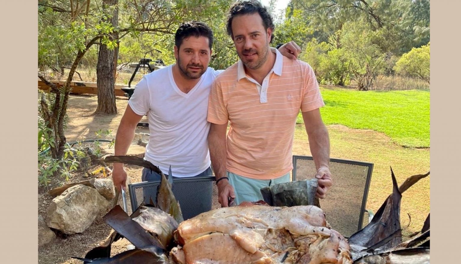 Mini-chef y su barbacoa de cochino