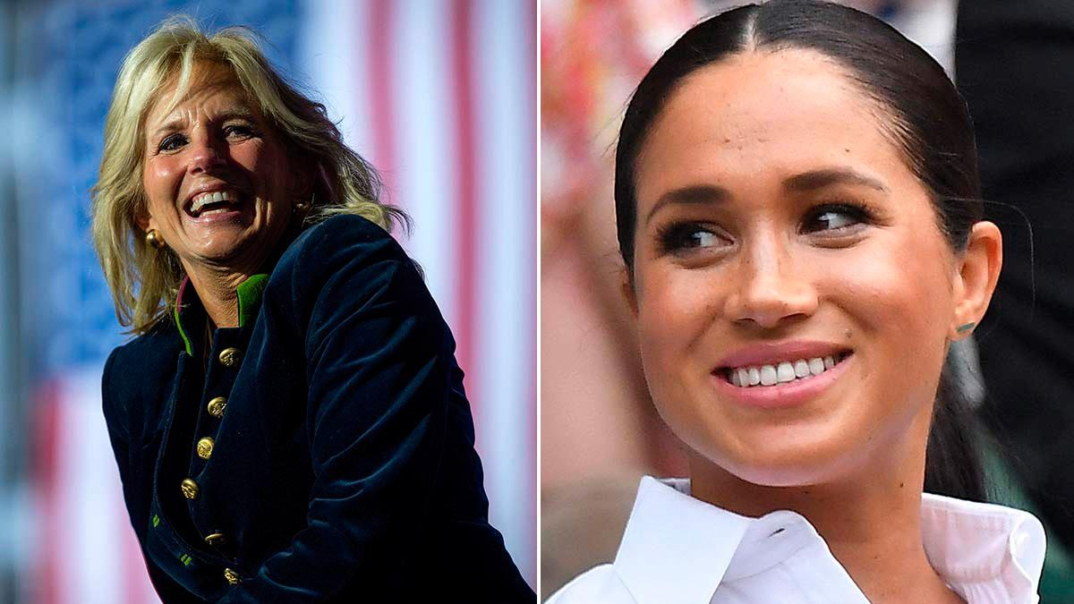 Jill Biden vs. Meghan Markle, ¿cuál versión del vestido Oscar de la Renta te gusta más?