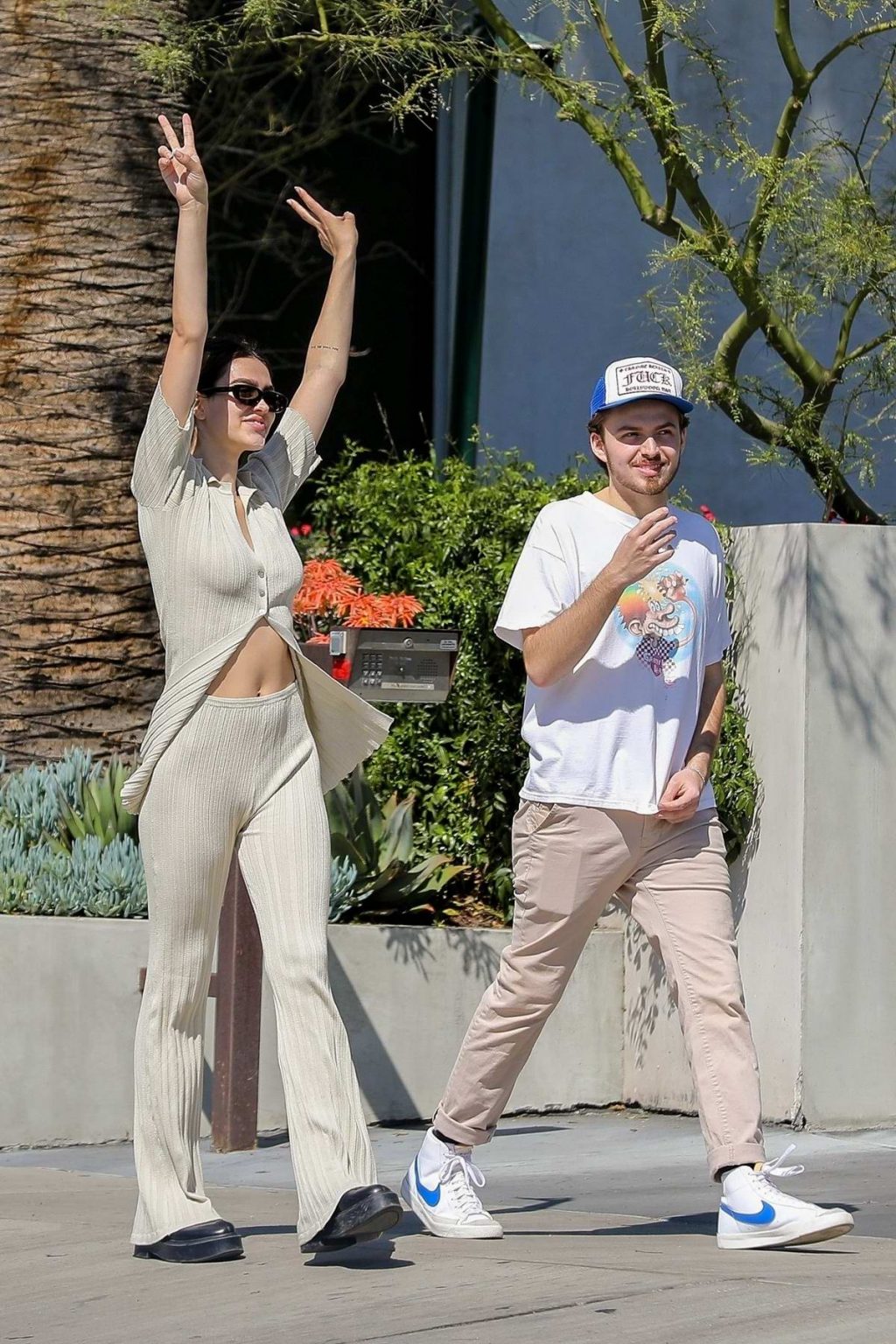 Amelia Hamlin con su ex Mercer Wiederhorn