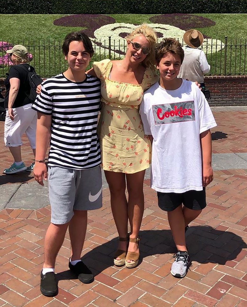 Britney Spears se ha hecho cargo de cada uno de sus hijos.