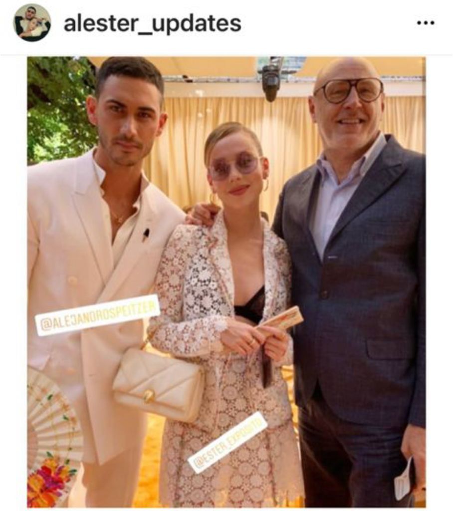 Ester Expósito y Alejandro Speitzer